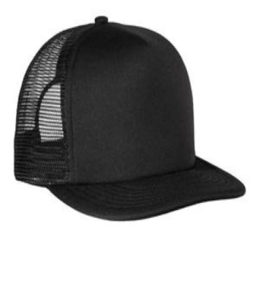 District® DT624 Flat Bill Snapback Trucker Cap