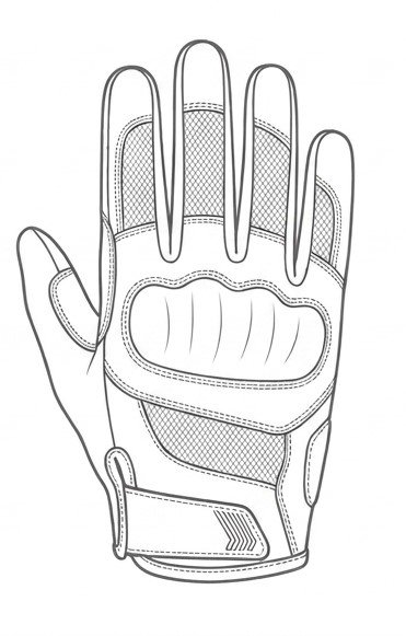 Thermal Knit Gloves — Right sleeve preview