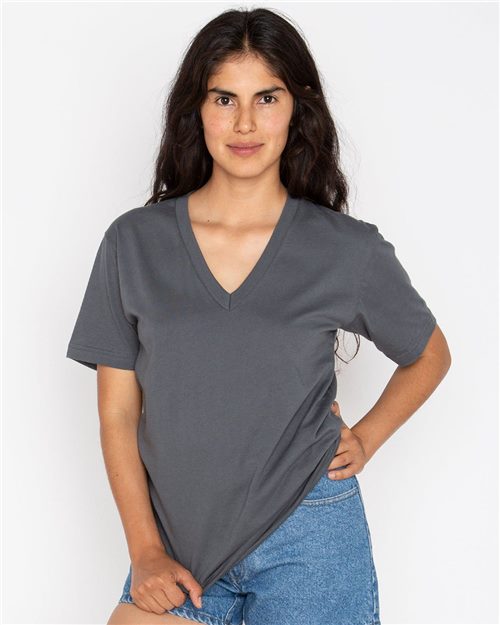 Unisex Blended USA-Made V-Neck T-Shirt