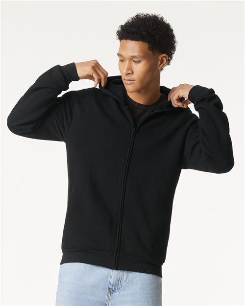 Unisex Lightweight Fleece ReFlex Pocket Full-Zip Hoodie