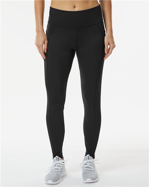 Ladies Performance Polyester Pocket Leggings