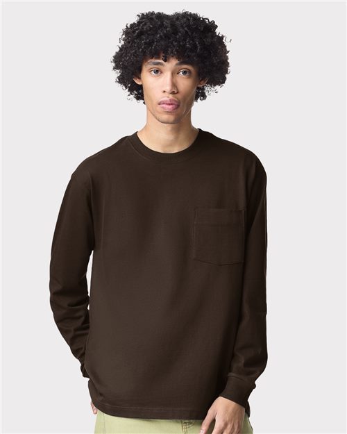Unisex Heavyweight Blended Super Pocket Long Sleeve T-Shirt