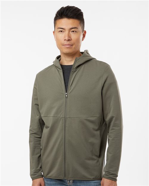 Unisex Tri-Blend Perform Pocket Full-Zip Hoodie