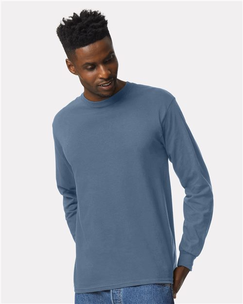 Unisex Ultra Cotton Classic 6oz Crew Long Sleeve T-Shirt (2)