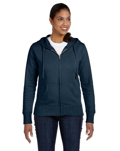 Ladies Tri-Blend Fleece Pocket Full-Zip Hoodie