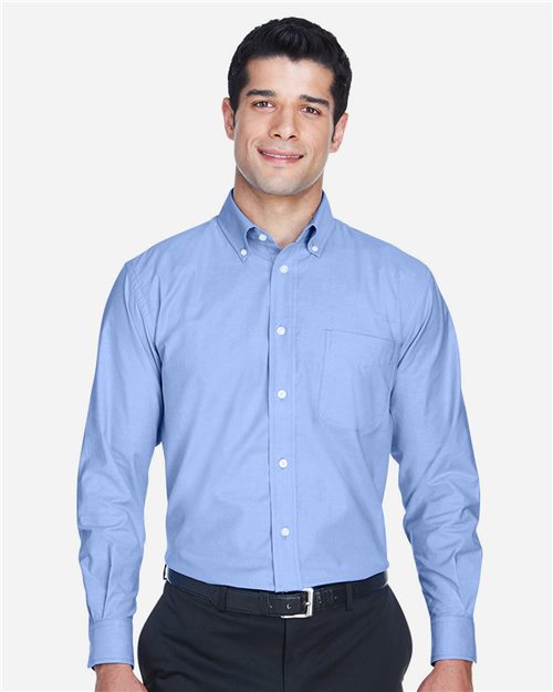 Unisex Blended Oxford Pocket Dress Shirt