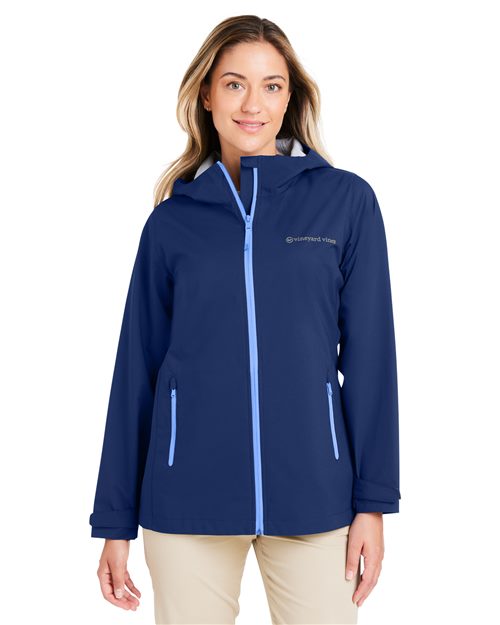 Ladies Performance Rain Pocket Full-Zip Jacket