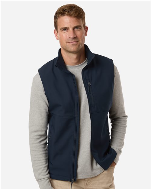 Unisex Soft Shell Pocket Classic Crew Full-Zip Vest