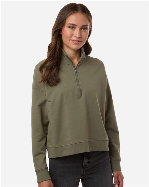 Ladies Tri-Blend Perform Quarter-Zip Pullover