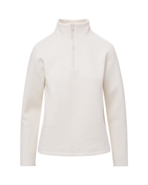 Ladies Tri-Blend Zelda Quarter-Zip Pullover