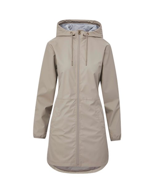 Ladies Lightweight Performance Vintage Pocket Hoodie