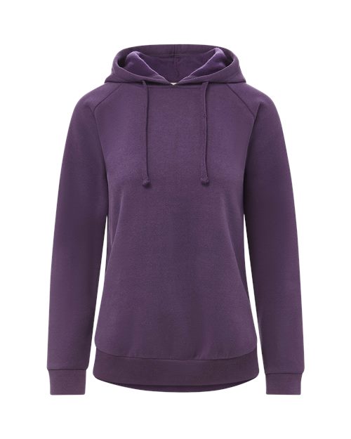 Ladies Lightweight Fleece Vintage Pocket Hoodie