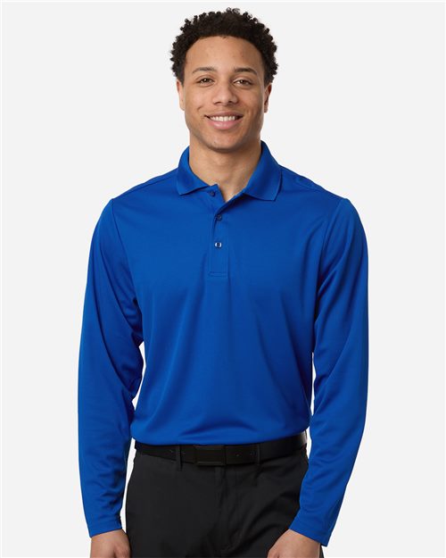 Unisex Nova Pique Long Sleeve Polo