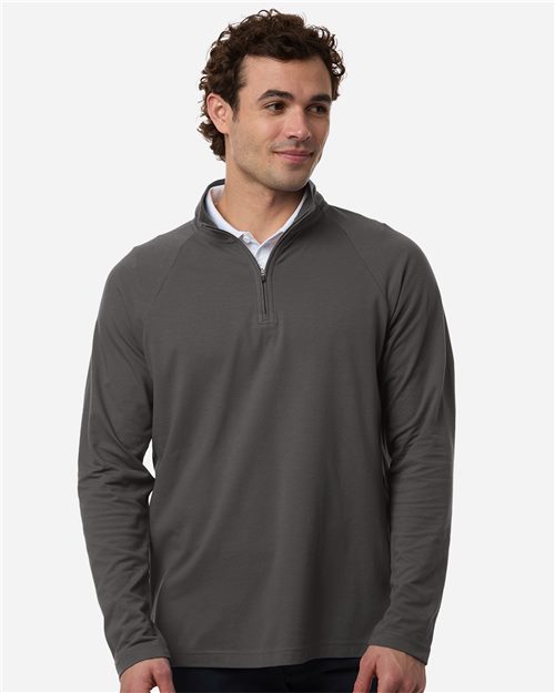 Unisex Tri-Blend Seaton Quarter-Zip Pullover