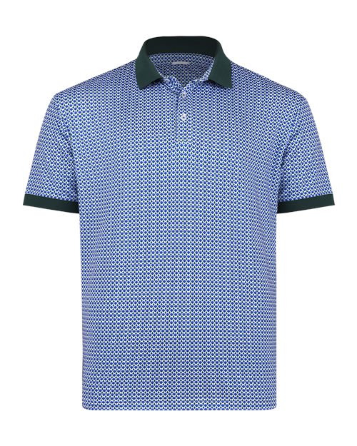 Unisex Tri-Blend Pine Polo