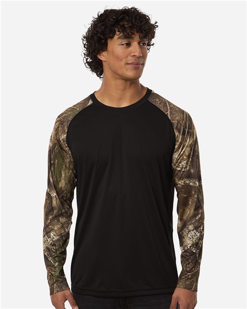 Unisex Performance Colorblocked Long Sleeve T-Shirt