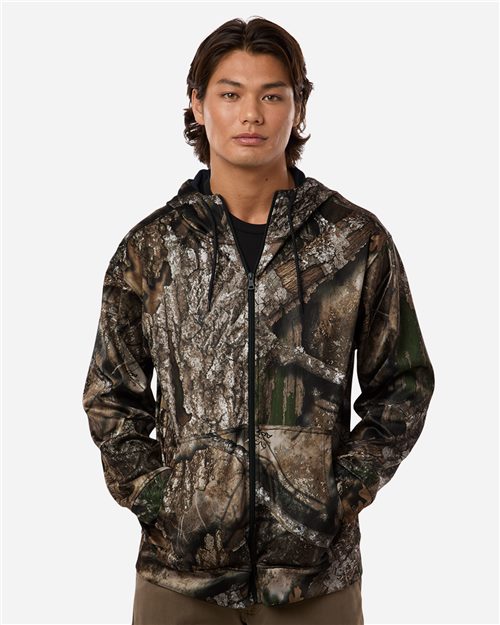 Unisex Lightweight Performance Interlock Pocket Full-Zip Hoodie