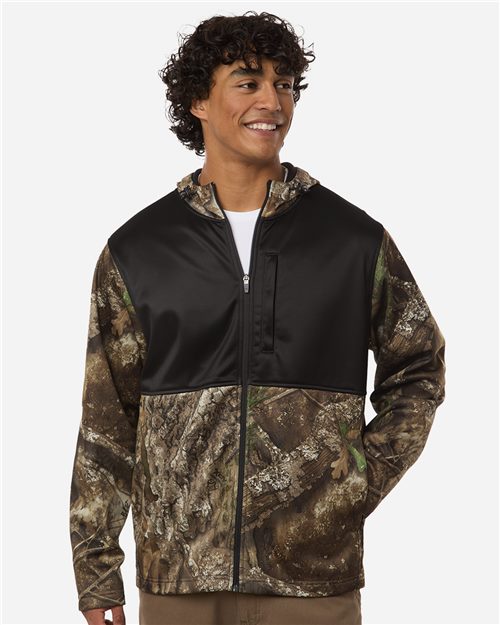 Unisex Lightweight Performance Colorblocked Pocket Full-Zip Hoodie