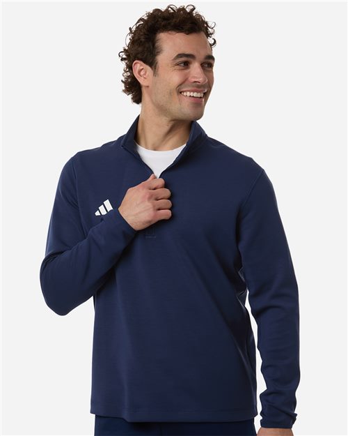 Unisex Tri-Blend Stripes Quarter-Zip Pullover
