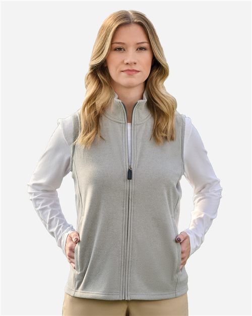 Ladies Fleece Element Pocket Full-Zip Vest