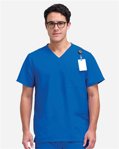 Men's V-Neck 3 Pocket Scrub Top