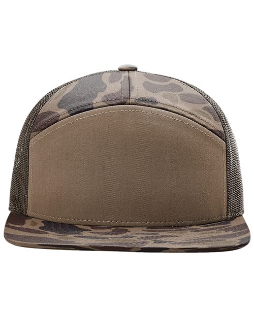 Printed Seven-Panel Cannon Trucker Hat