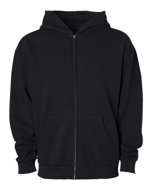 Unisex Avenue Midweight Full-Zip Hooded Sweatshirt