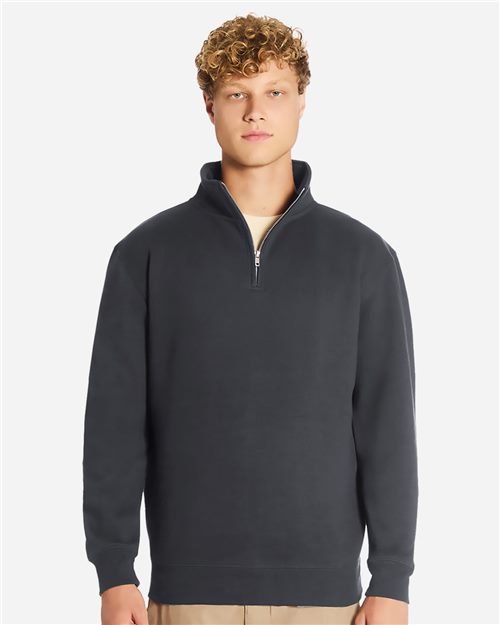 Unisex Cotton Premium Quarter-Zip Pullover