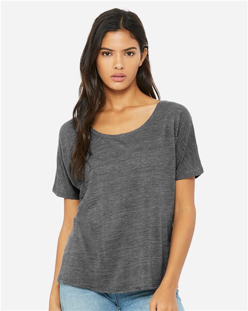 Ladies Blended Slouchy Scoop T-Shirt