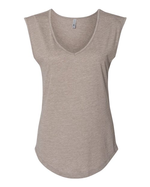 Ladies Blended V-Neck Classic 3.5oz Tank Top