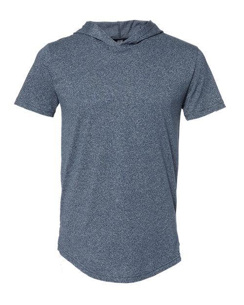 Unisex Lightweight Blended Mock Neck Pocket Hoodie