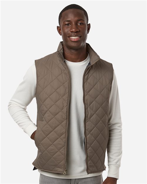 Unisex Quilted Vintage Pocket Full-Zip Vest