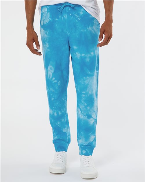 Unisex Fleece Tie-Dyed Pocket Sweatpants
