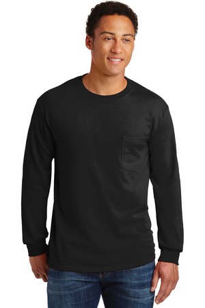 Unisex Ultra Cotton Pocket Long Sleeve T-Shirt