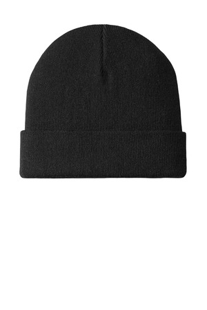 Unisex Cuffed Heather Knit Beanie