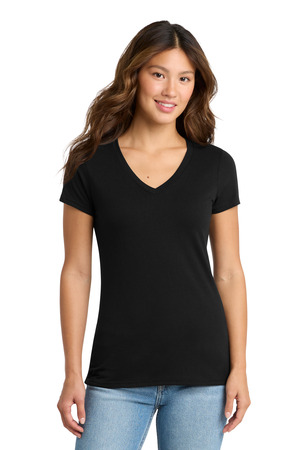 Ladies Tri-Blend V-Neck Fitted T-Shirt