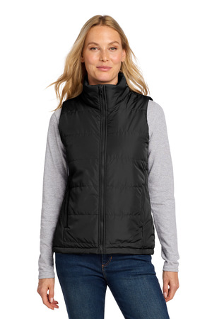 Ladies Performance Puffer Pocket Full-Zip Vest