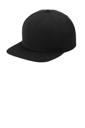 Unisex Premium 5-Panel Flat Bill Mid-Profile Snapback Hat