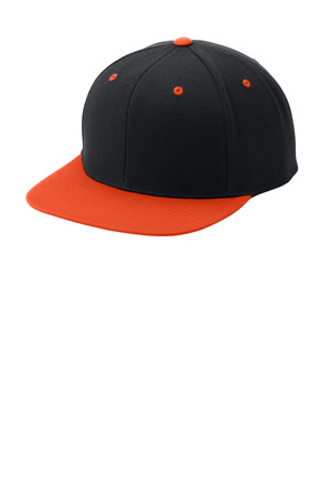 Unisex Spandex 6-Panel Flat Bill Mid-Profile Snapback Hat