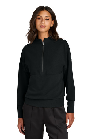Ladies Tri-Blend Quarter-Zip Pullover